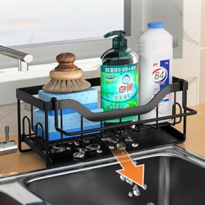 Soap holder for kitchen sink