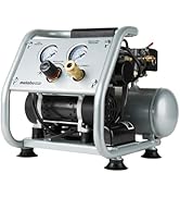 Metabo HPT Quiet Air Compressor, Portable 1 Gallon Oil-Free Air Compressor, Ultra-Quiet Operation...