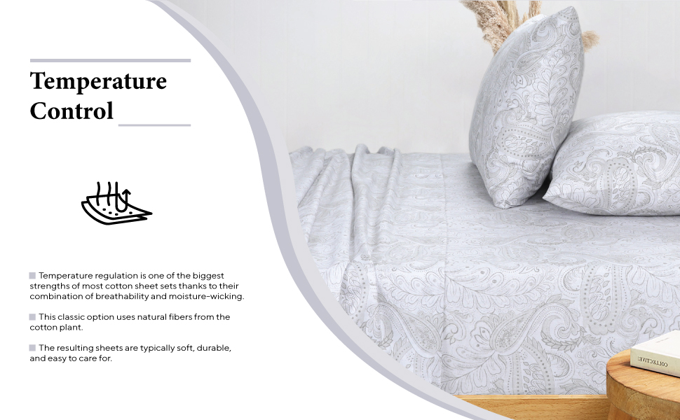 Queen Sheet Set 4 Piece, Ultra Soft 100 Cotton Sheets Queen Size Set