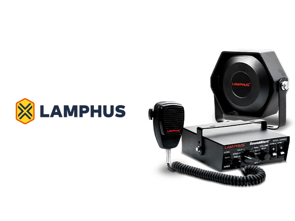 LAMPHUS SoundAlert SASP03 100 Watt Slim Speaker and Siren Kit