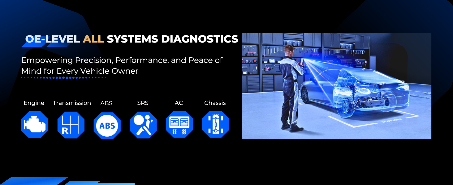 topdon scanner all systems diagnostic scanner for car