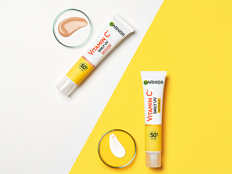 Garnier Vitamina C Fluido Antimanchas Anti-UV Diario Invisible FPS50+ Protege, Previene y Reduce las manchas, para todo tipo de pieles, 40 ml : Amazon.es: Belleza