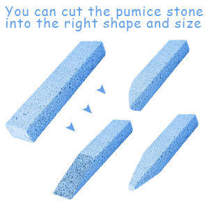 Cleaning pumice stone