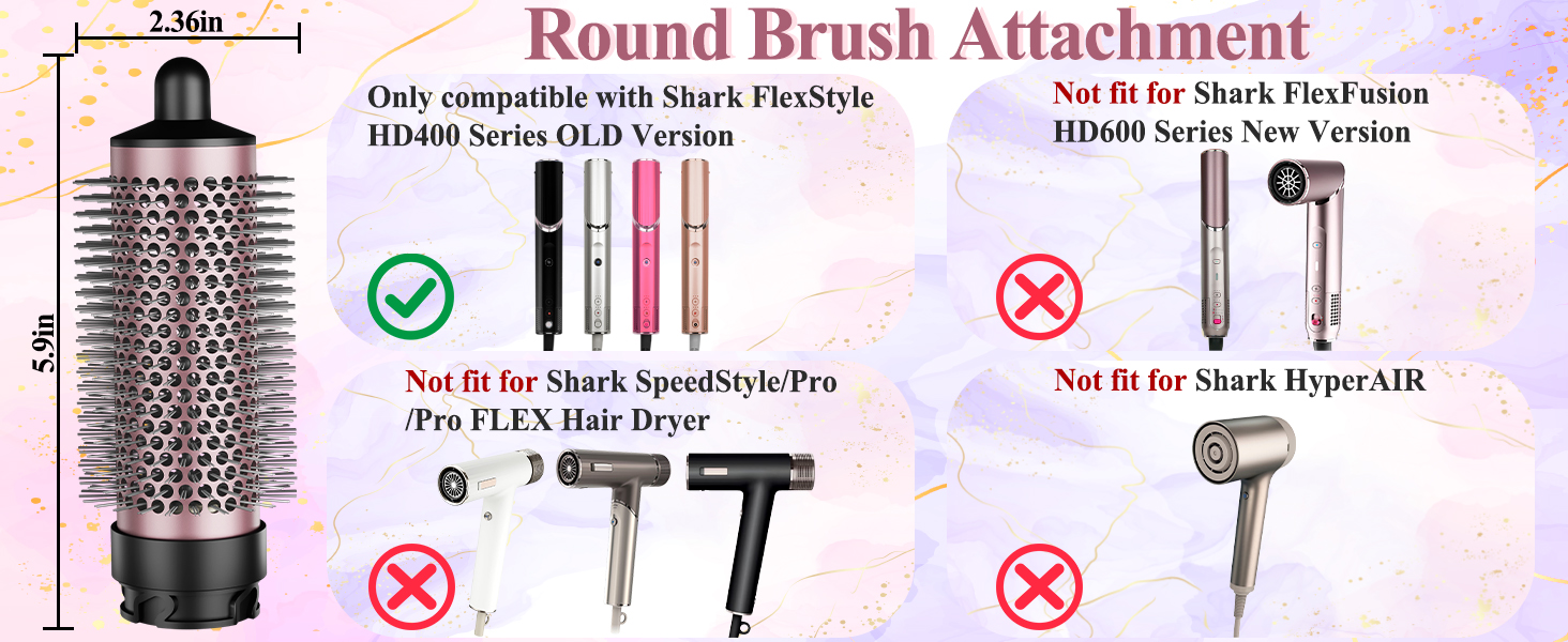 round volumizing brush for shark