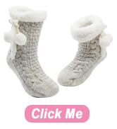MaaMgic Womens Cozy Warm Fuzzy Slipper Socks