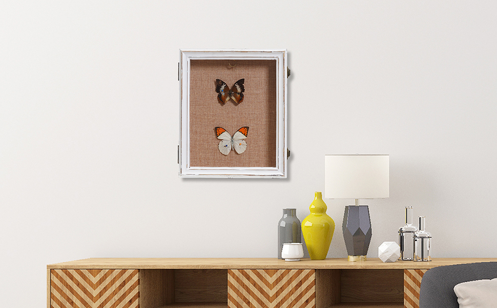 10x12 Shadow Box, Front Opening Shadow Box Frame with Lock