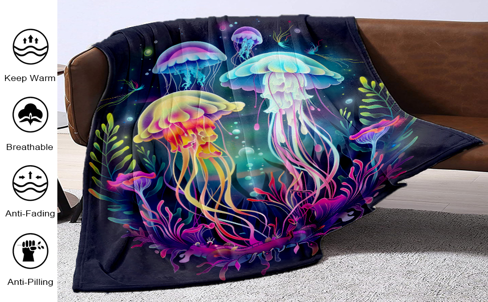 PINKBAY Retirement Flannel Throw Blanket, 50×60in 340GSM