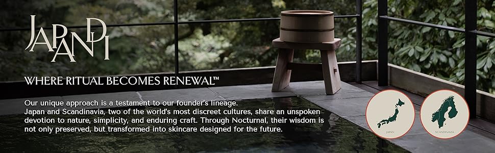 Nocturnal Skincare Japandi