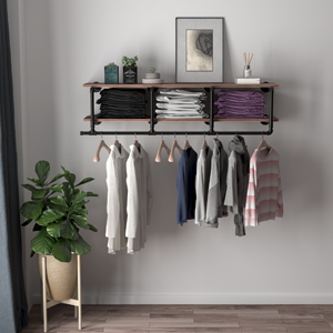 wall clothes rack