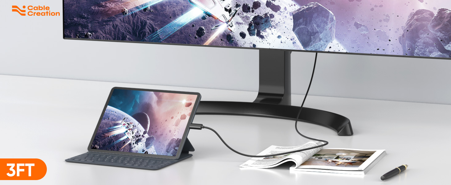 CableCreation USB Type C to Hdmi 4K 30Hz, Thunderbolt 3/4 Compatible