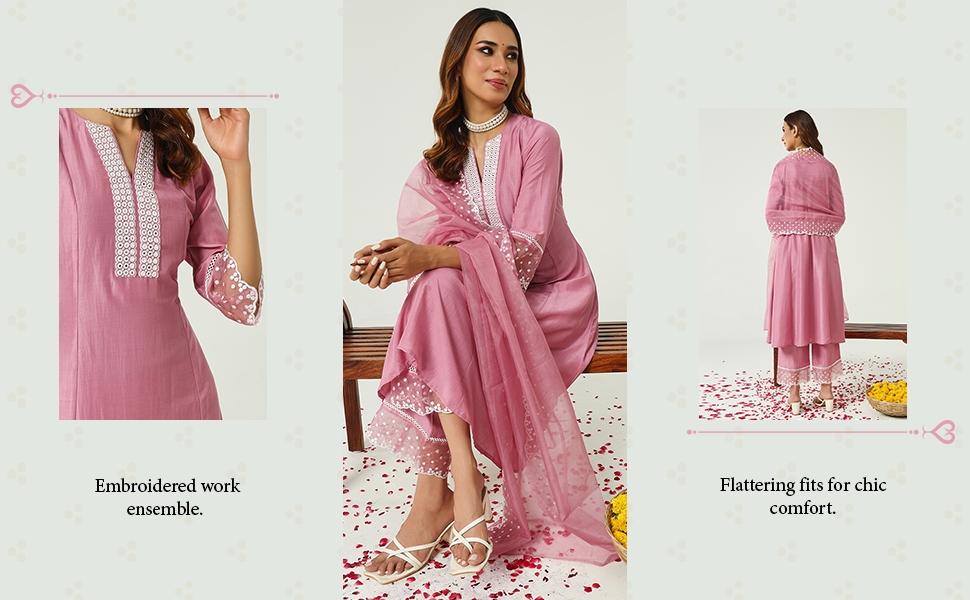 Fiorra womens kurta set