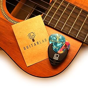 Pick Holder on a guitar