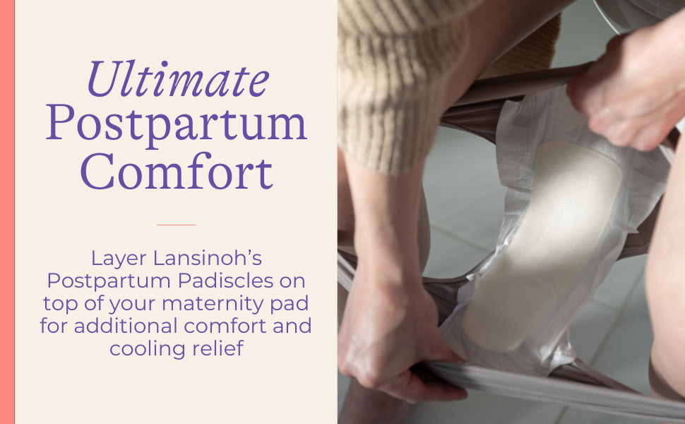 Lansinoh Postpartum Pads, Postpartum Essentials, Postpartum Care, postpartum bleeding, maxi pads
