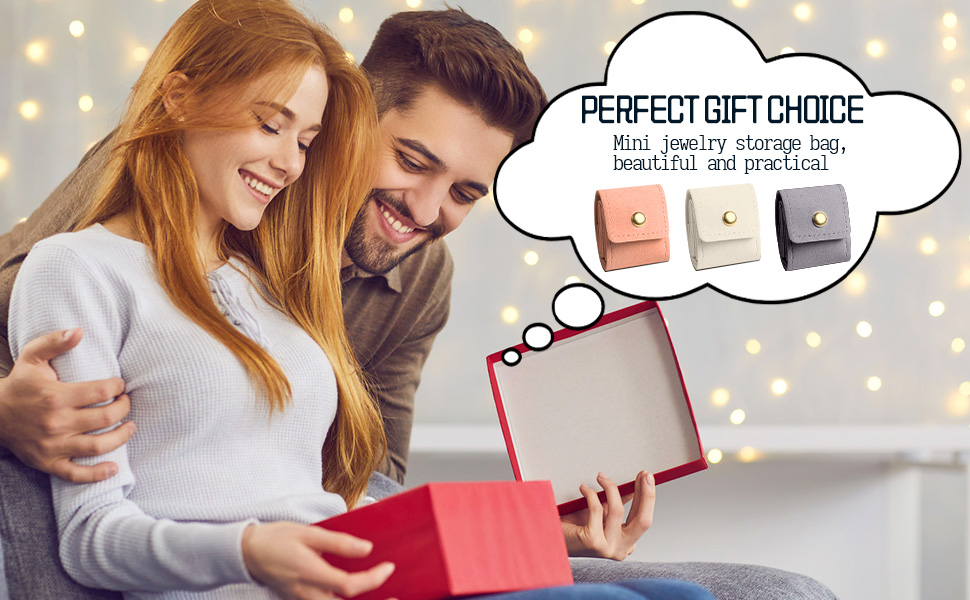 Mini Lightweight Jewelry Storage Bag, Roll-Up Design Saves Space