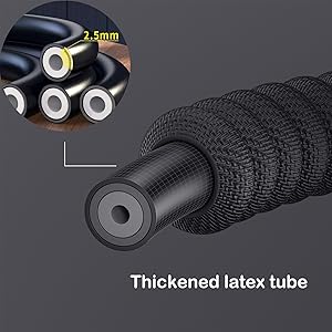 Thickened latex tube
