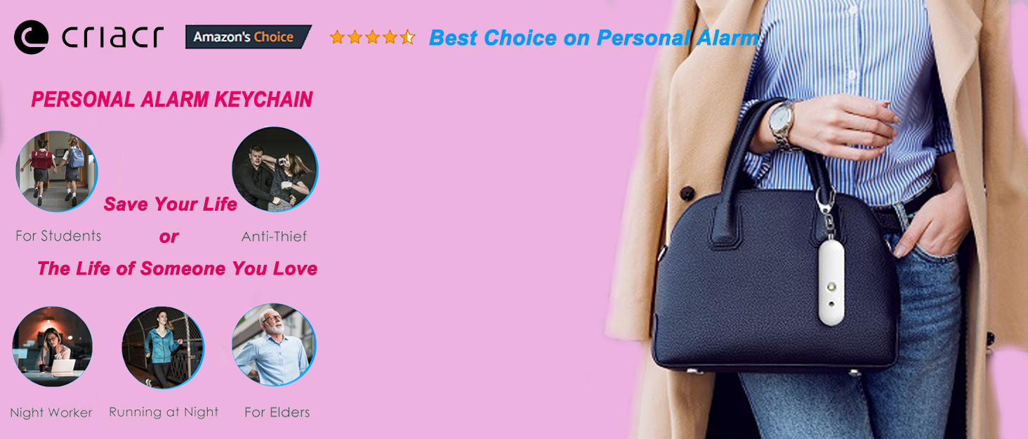 (Upgraded New Version) Safe Sound Personal Alarm, 130dB