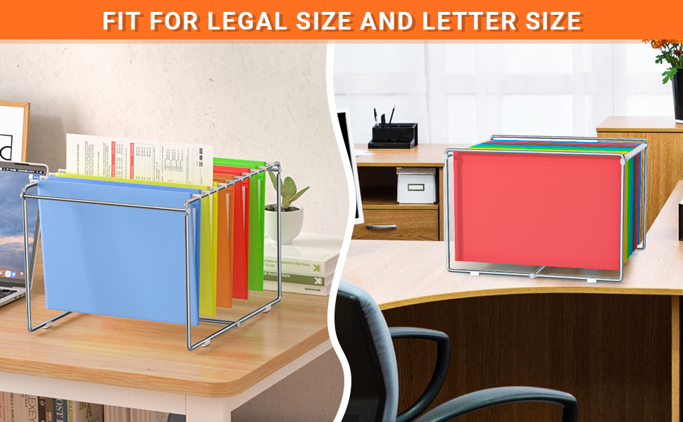 1PC Legal/Letter Size Hanging File Folder Frame,10.9"H File