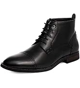 Bruno Marc Men's Dress Ankle Boots Cap Toe Oxford Boot Warner-2