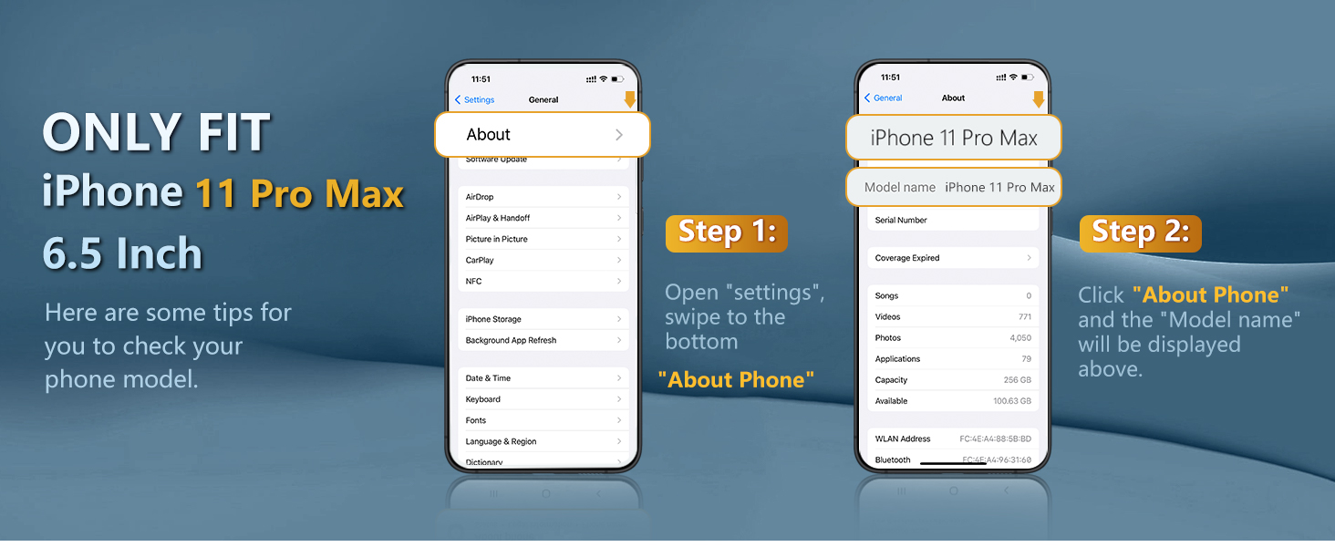 FNTCASE for iPhone 11 ProMax Case Rugged Shockproof