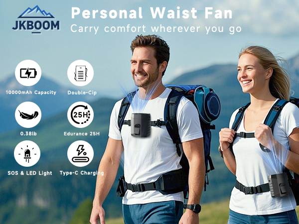 rechargeable fan portable