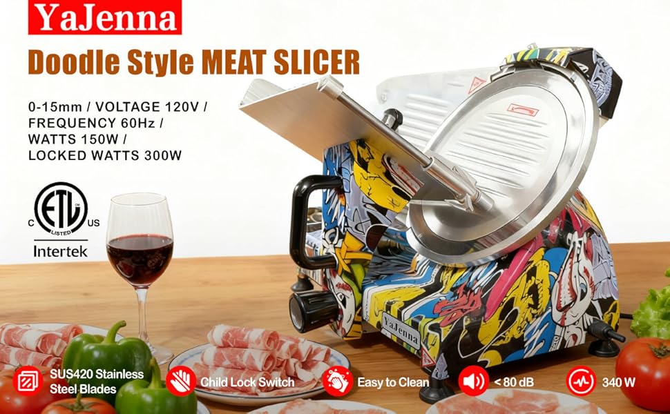 colorfully meat slicer