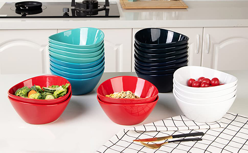 GlowSol Extra Large Soup Bowls, Large Salad Bowls, 42