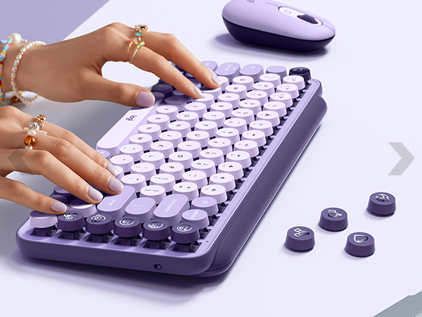 【ゆゆ】logicool POP KEYS &POP MOUSE セット Amazon.com: Logitech POP Keys + POP Mouse - Wireless