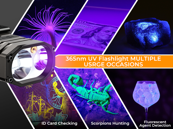 Wurkkos HD02 LEDライト UVライト 4-in-1ライト Wurkkos HD02: 3200 Lumens Multi-Function Foldable Flashlight