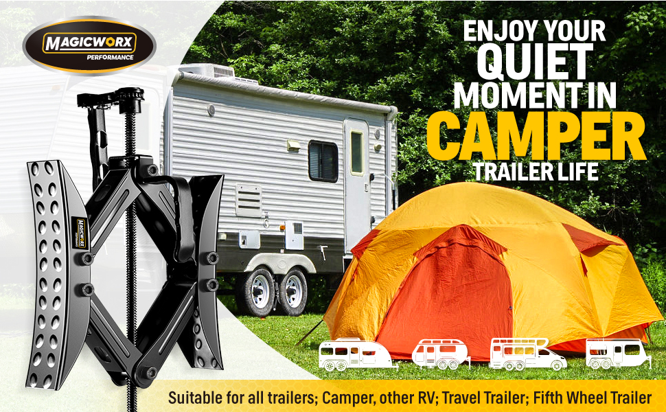 MAGICWORX XChock Wheel Stabilizer with Builtin Wrench