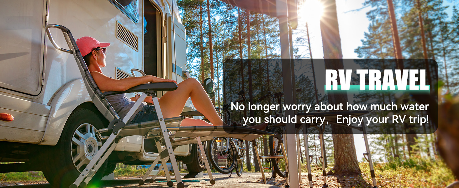 RAINPOINT Water Meter for Garden Hose, Water Flow Meter