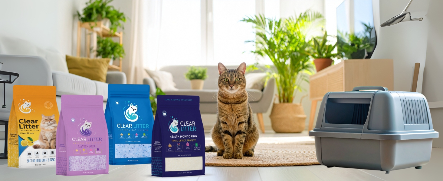 Clear Litter, Crystal Cat Litters,