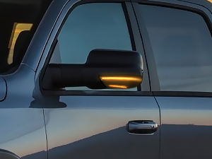 Side Mirror Marker Light Switchback Amber Turn Signals Light White Parking Light