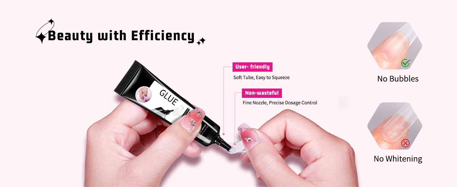 Solid Nail Glue Gel + Remover