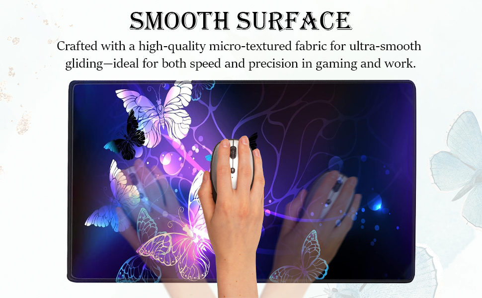 KRESHU Glowing Night Butterflies Gaming Mouse Pad SPN-MC368P