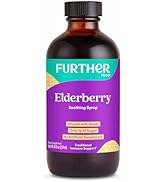 Further Food Elderberry Syrup for Immune Support, Sambucus Elderberry Supplement, Daily Herbal Im...
