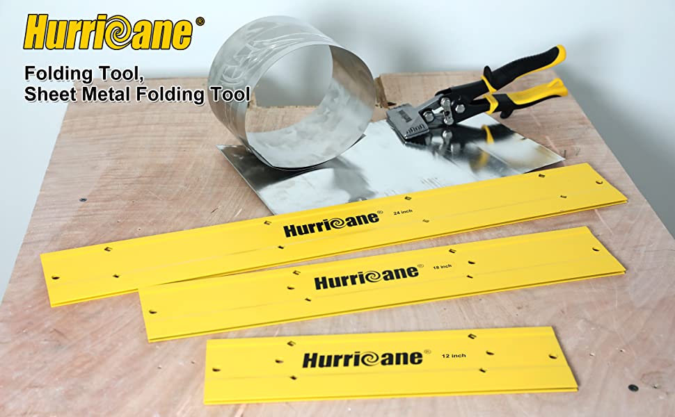 Hurricane 12" Sheet Metal Tool, Sheet Metal Folding Tool for HVAC