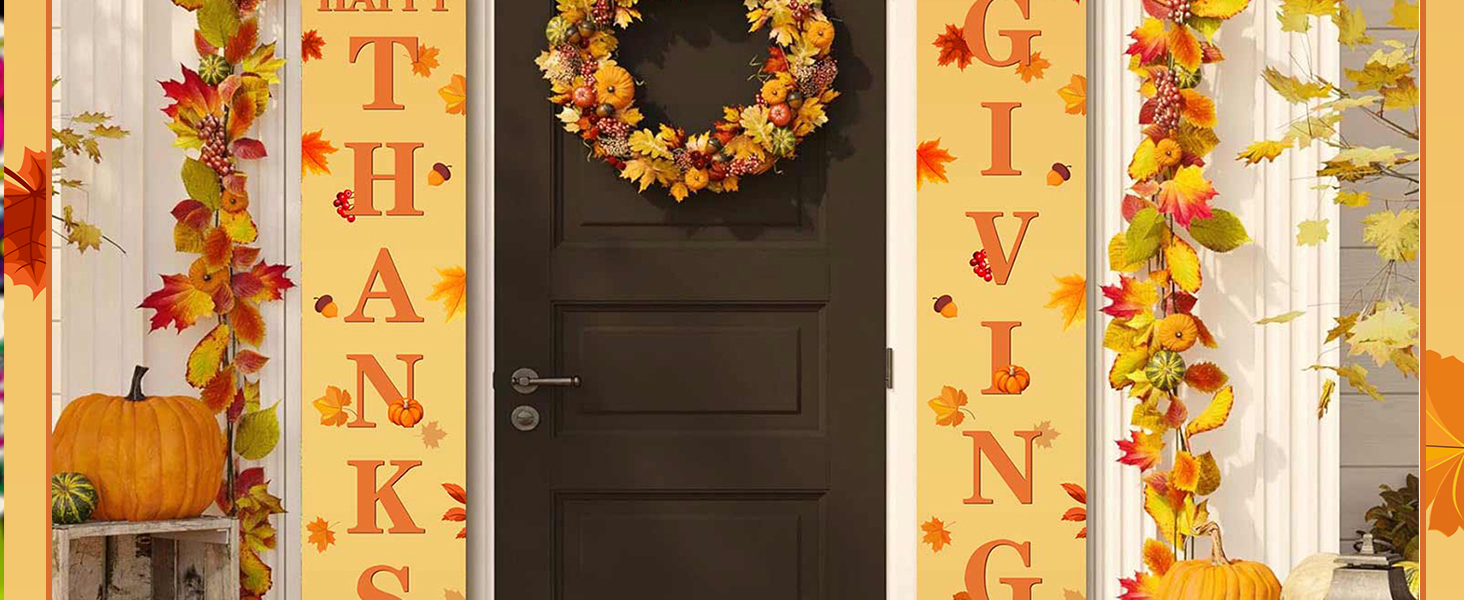 Thanksgiving Banner, Door Mount