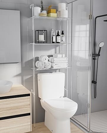 over toilet shelf