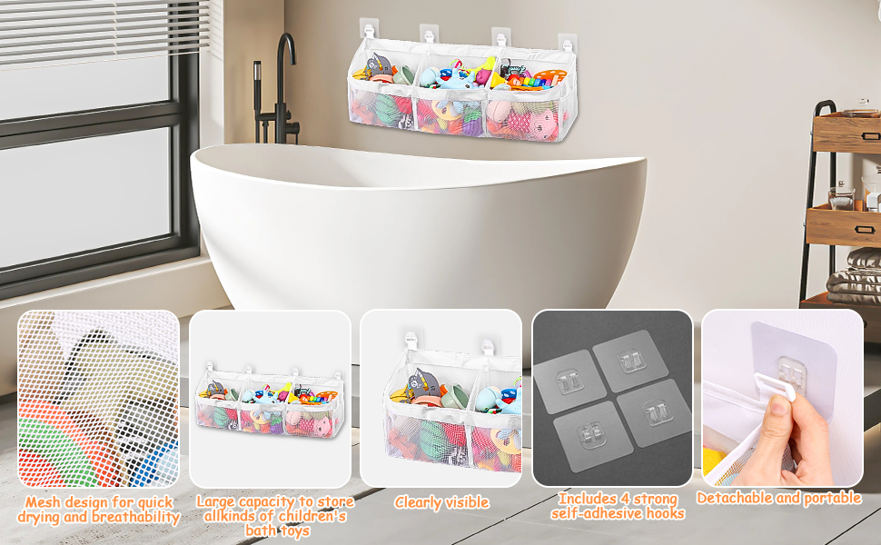 Organisateur de jouets de bain pour bébé