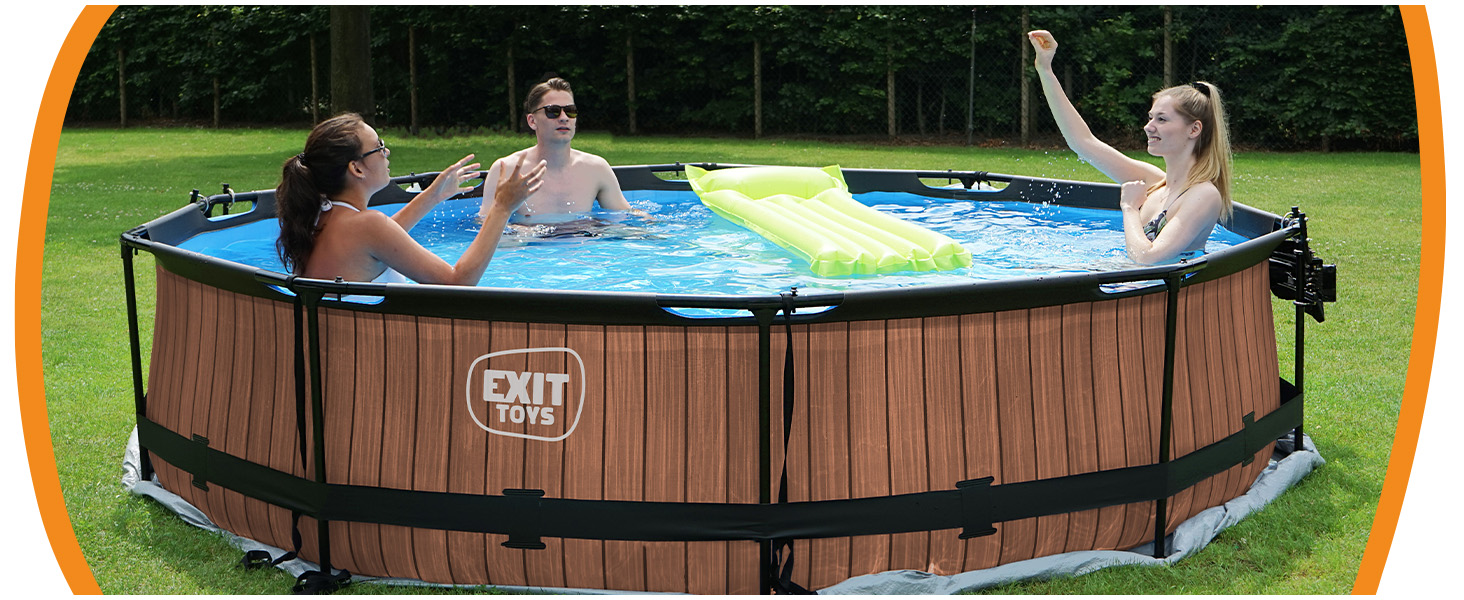 EXIT Toys Soft Grey Pool - Multifunktionale Abdeckung - Für Familien - Sommerurlaub - Sauberes, Warmes Poolwasser - ø360 Fa256b06 C0a4 451f 9d47 68722e73bd73. CR0,0,1464,600 PT0 SX1464 V1