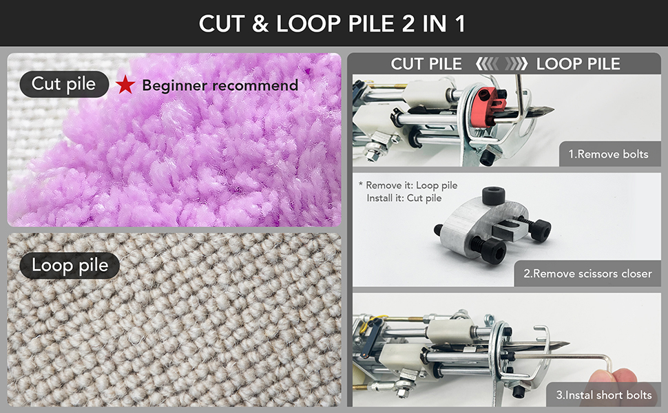 rug gun tufting making kit carpet starter