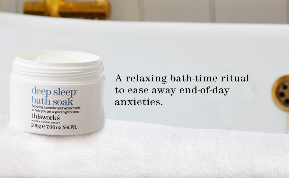 thisworks deep Sleep Bath soak Restorative Bath Salts