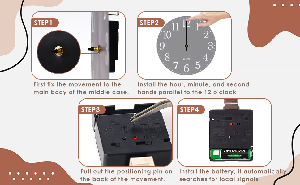 clock mechanisms battery powered
