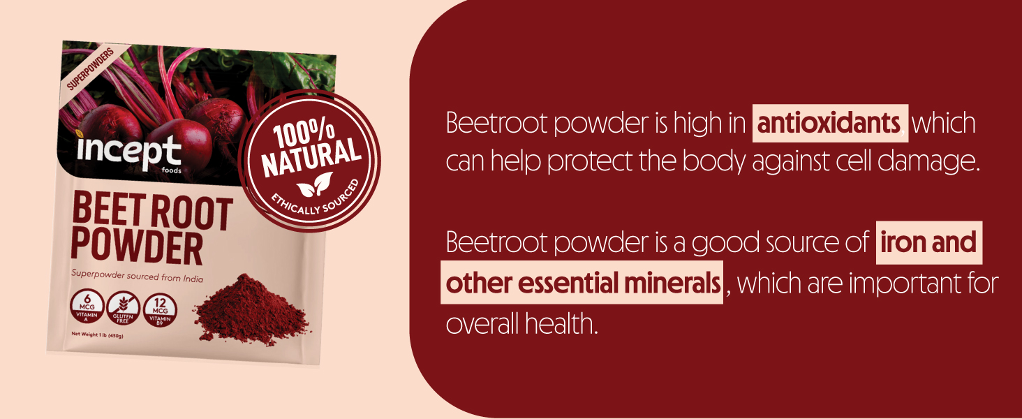 better al beetroot beets powder incept supplement nitric oxide skin glow