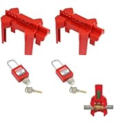 HiLKCO Adjustable Ball Valve Lockout Device - Universal Fit for 0.5
