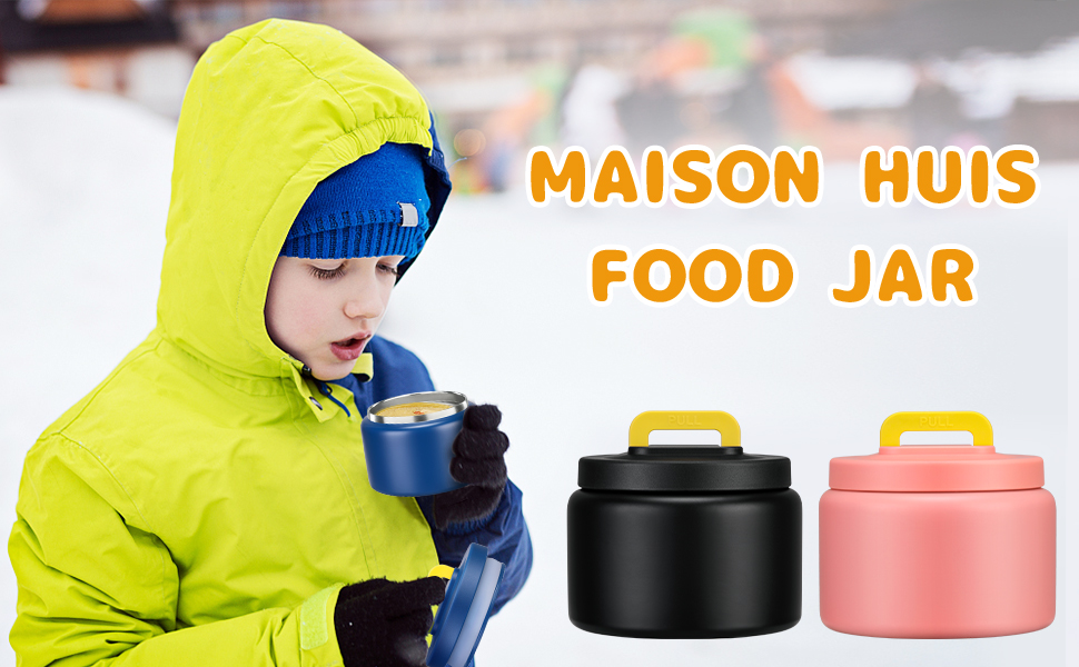 MAISON HUIS 8oz Soup Thermos Wide Mouth Vacuum Insulated