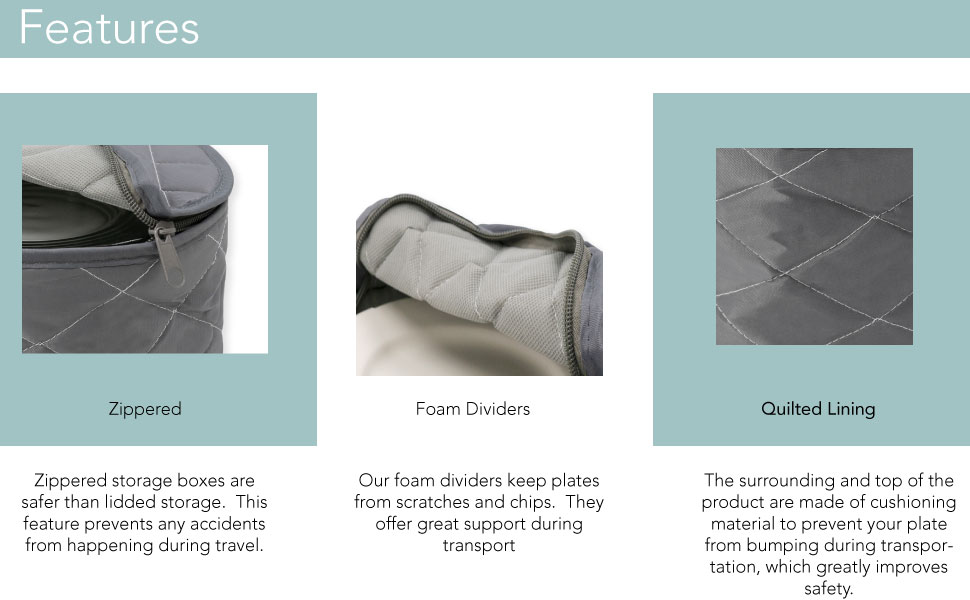 Deluxe HeavyDuty Quilted Flatware Storage Case