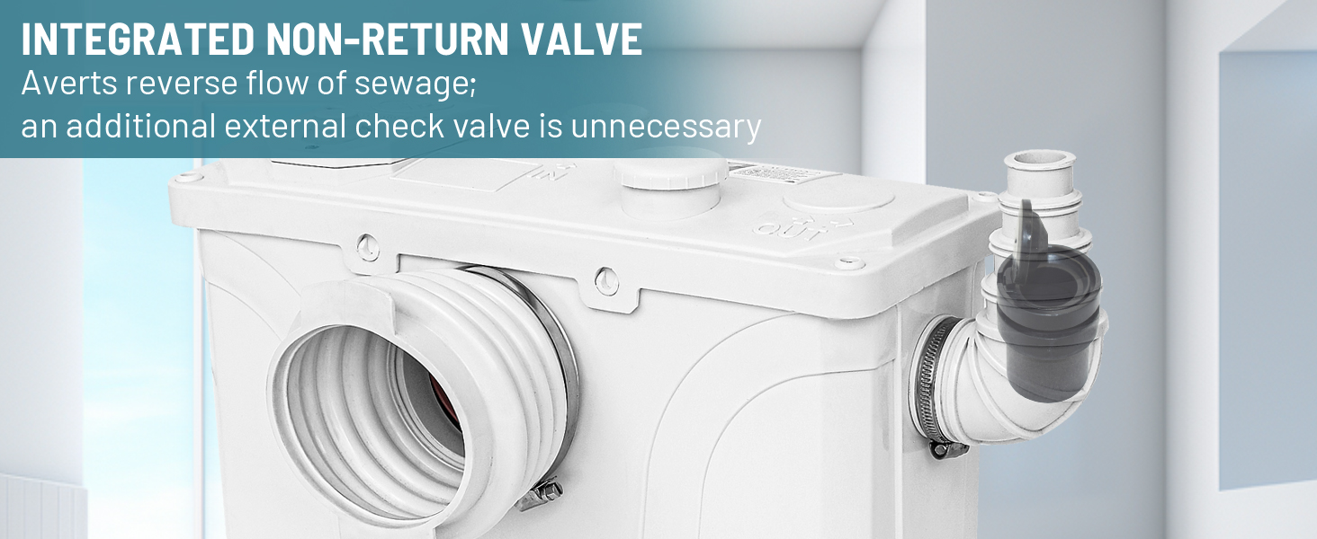 Macerator Pump for Macerating Upflush Toilet