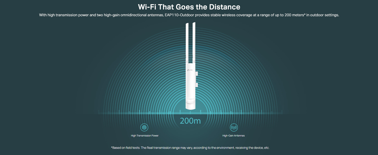 EAP110-Outdoor 300Mbps Wireless N Outdoor Access Point