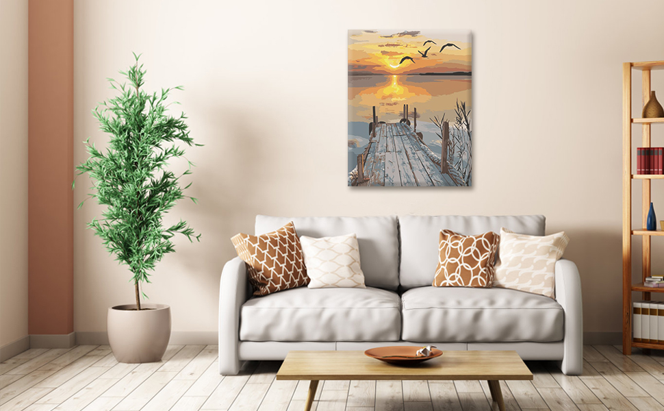 VIGEIYA Paint by Numbers for Adults, DIY Painting Kits on